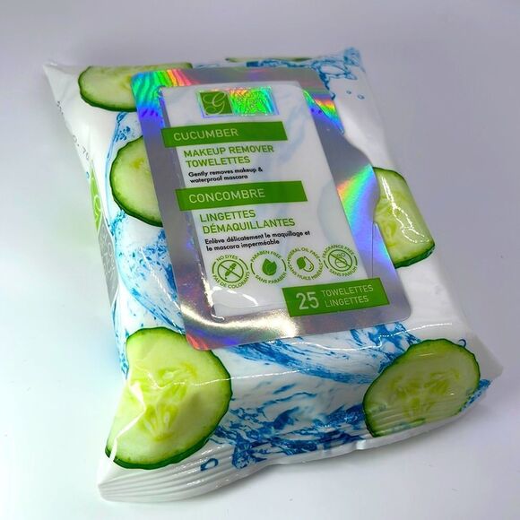 NWT Global Beauty Care CUCUMBER Makeup Remover Towelettes - 25 qty - Picture 2 of 3